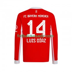 FC Bayern Mnichov Luis Diaz 14 Muži Fotbalový dres Domácí 2025-2026 Dlouhý rukáv