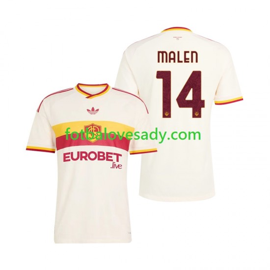 AS Řím Donyell Malen 14 Muži Fotbalový dres Venkovní 2026-2027 Krátký rukáv
