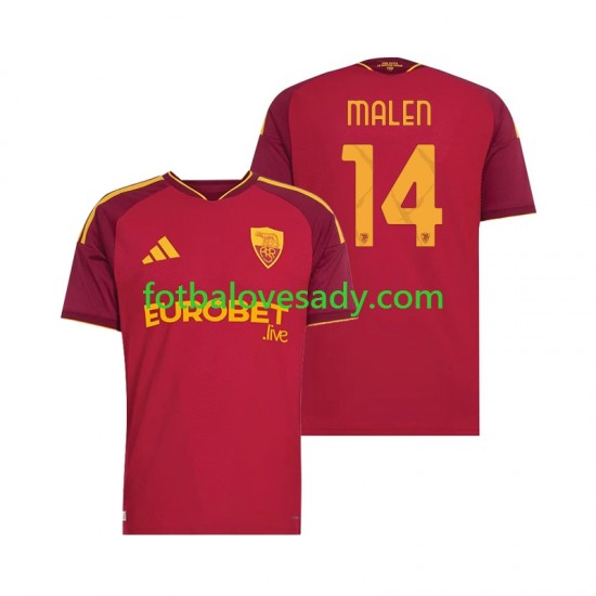 AS Řím Donyell Malen 14 Muži Fotbalový dres Domácí 2026-2027 Krátký rukáv