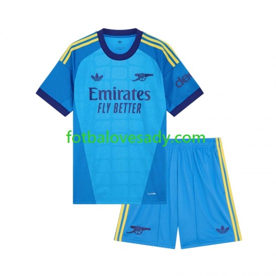 Arsenal Brankář Děti Fotbalový dres Venkovní 2026-2027 Krátký rukáv