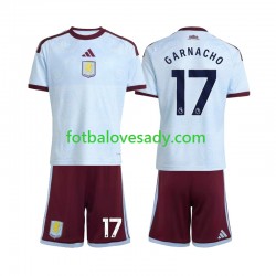 Aston Villa Alejandro Garnacho 17 Děti Fotbalový dres Třetí 2026-2027 Krátký rukáv