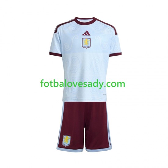 Aston Villa Děti Fotbalový dres Třetí 2026-2027 Krátký rukáv