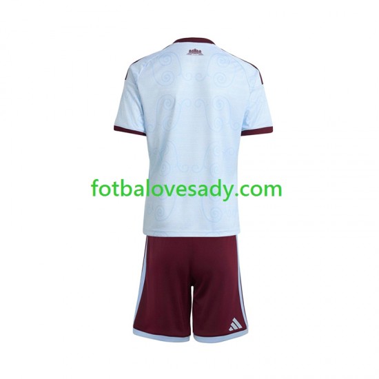 Aston Villa Děti Fotbalový dres Třetí 2026-2027 Krátký rukáv