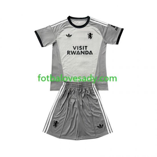Aston Villa Brankář Děti Fotbalový dres Čtvrtý 2026-2027 Krátký rukáv