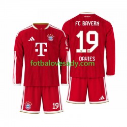 FC Bayern Mnichov Alphonso Davies 19 Děti Fotbalový dres Domácí 2026-2027 Dlouhý rukáv