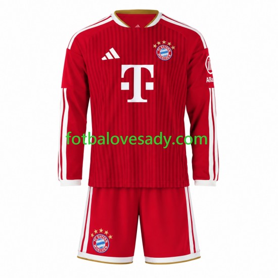 FC Bayern Mnichov Děti Fotbalový dres Domácí 2026-2027 Dlouhý rukáv