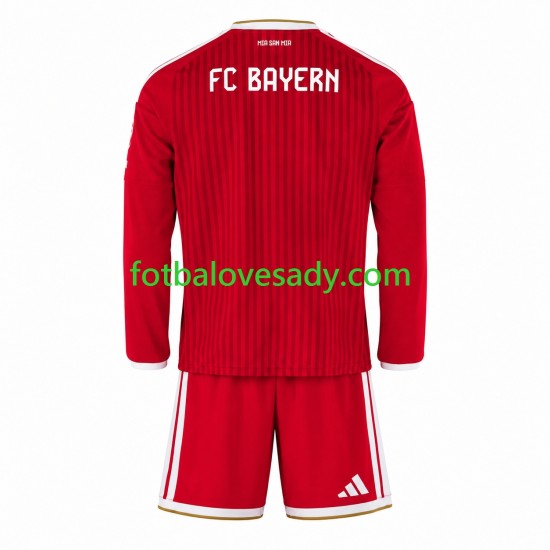 FC Bayern Mnichov Děti Fotbalový dres Domácí 2026-2027 Dlouhý rukáv