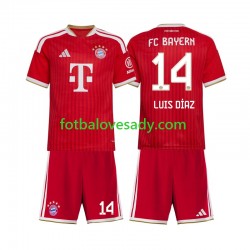 FC Bayern Mnichov Luis Diaz 14 Děti Fotbalový dres Domácí 2026-2027 Krátký rukáv