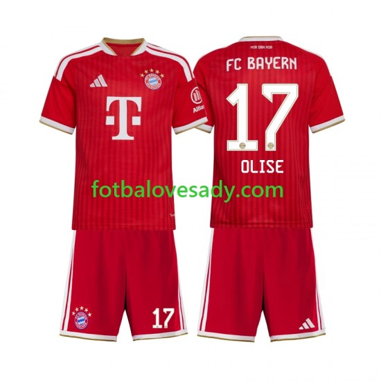 FC Bayern Mnichov Michael Olise 17 Děti Fotbalový dres Domácí 2026-2027 Krátký rukáv