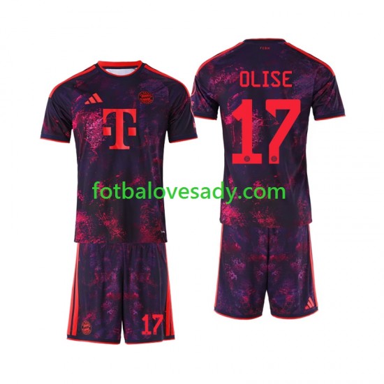 FC Bayern Mnichov Michael Olise 17 Děti Fotbalový dres Třetí 2026-2027 Krátký rukáv