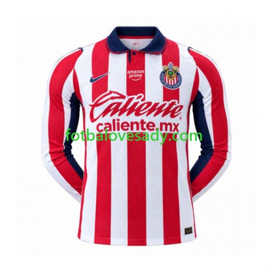 CD Guadalajara Muži Fotbalový dres Domácí 2026-2027 Dlouhý rukáv