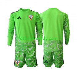 Chorvatsko Brankář Děti Fotbalový dres Domácí 2026-2027 Dlouhý rukáv