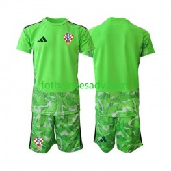 Chorvatsko Brankář Děti Fotbalový dres Domácí 2026-2027 Krátký rukáv