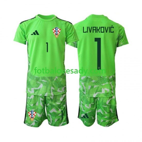 Chorvatsko Brankář Dominik Livakovic 25 Děti Fotbalový dres Domácí 2026-2027 Krátký rukáv