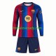 FC Barcelona Děti Fotbalový dres Domácí 2026-2027 Dlouhý rukáv
