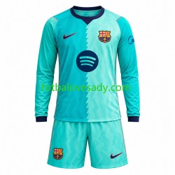 FC Barcelona Děti Fotbalový dres Třetí 2026-2027 Dlouhý rukáv