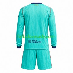 FC Barcelona Děti Fotbalový dres Třetí 2026-2027 Dlouhý rukáv