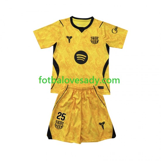 FC Barcelona Brankář Dominik Livakovic 25 Děti Fotbalový dres Čtvrtý 2026-2027 Krátký rukáv