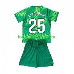 FC Barcelona Brankář Dominik Livakovic 25 Děti Fotbalový dres Domácí 2026-2027 Krátký rukáv