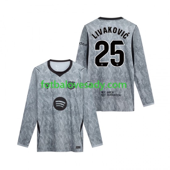 FC Barcelona Brankář Dominik Livakovic 25 Muži Fotbalový dres Venkovní 2026-2027 Dlouhý rukáv