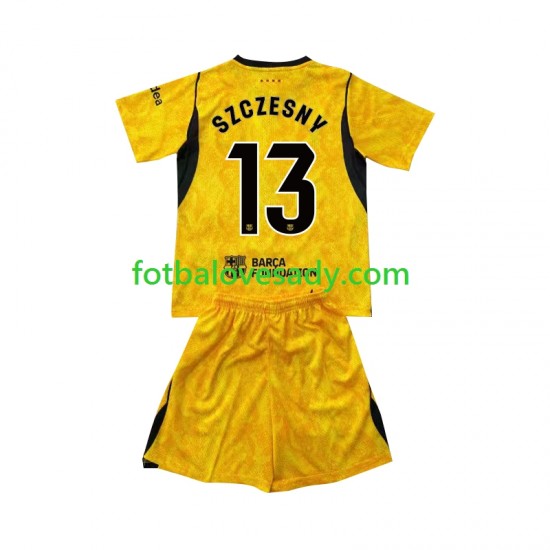 FC Barcelona Brankář Wojciech Szczesny 13 Děti Fotbalový dres Čtvrtý 2026-2027 Krátký rukáv