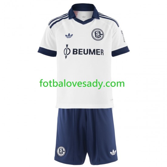 Schalke 04 FC Děti Fotbalový dres Venkovní 2026-2027 Krátký rukáv