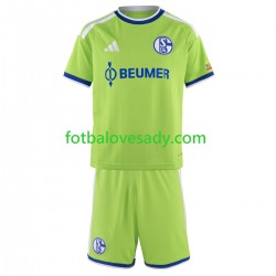 Schalke 04 FC Děti Fotbalový dres Třetí 2026-2027 Krátký rukáv