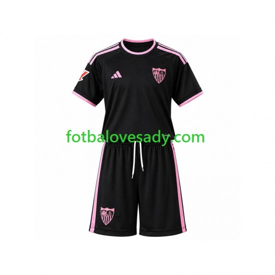 Sevilla FC Děti Fotbalový dres Třetí 2026-2027 Krátký rukáv