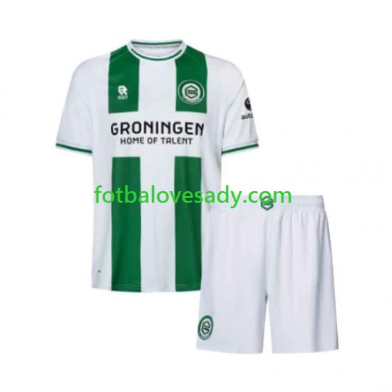 Groningen Děti Fotbalový dres Domácí 2026-2027 Krátký rukáv