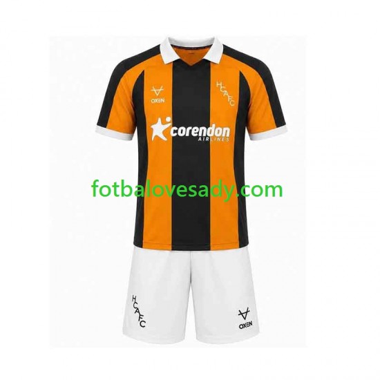 Hull City Děti Fotbalový dres Domácí 2026-2027 Krátký rukáv
