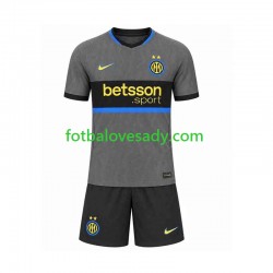 Inter Milán Děti Fotbalový dres Třetí 2026-2027 Krátký rukáv