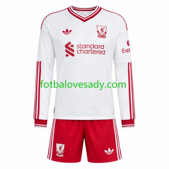 Liverpool Děti Fotbalový dres Venkovní 2026-2027 Dlouhý rukáv