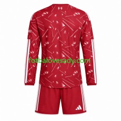 Liverpool Děti Fotbalový dres Domácí 2026-2027 Dlouhý rukáv
