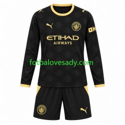 Manchester City Děti Fotbalový dres Venkovní 2026-2027 Dlouhý rukáv