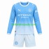 Manchester City Děti Fotbalový dres Domácí 2026-2027 Dlouhý rukáv