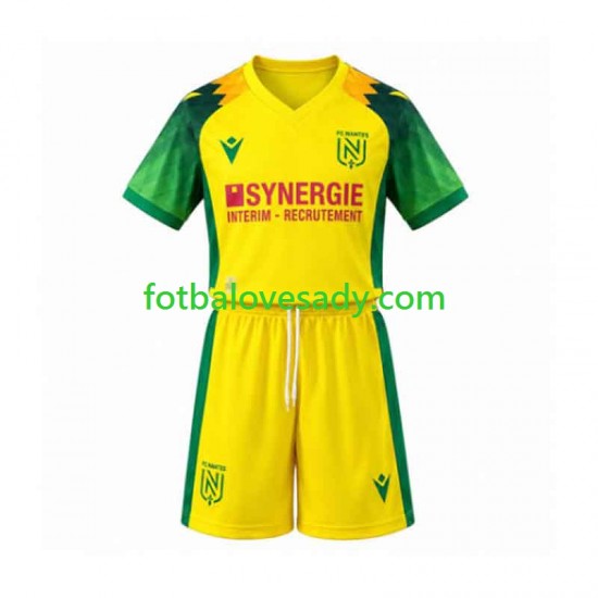 Nantes Děti Fotbalový dres Domácí 2026-2027 Krátký rukáv