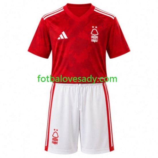Nottingham Forest Děti Fotbalový dres Domácí 2026-2027 Krátký rukáv