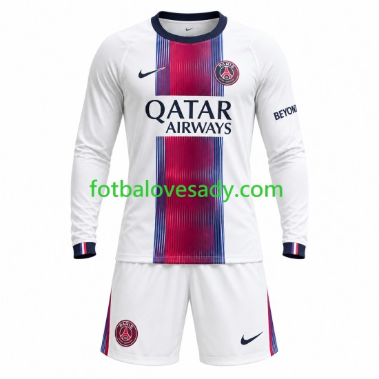 Paris Saint-Germain Děti Fotbalový dres Venkovní 2026-2027 Dlouhý rukáv