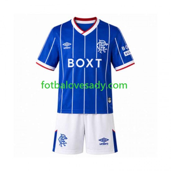 Rangers Děti Fotbalový dres Domácí 2026-2027 Krátký rukáv