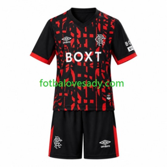 Rangers Děti Fotbalový dres Třetí 2026-2027 Krátký rukáv