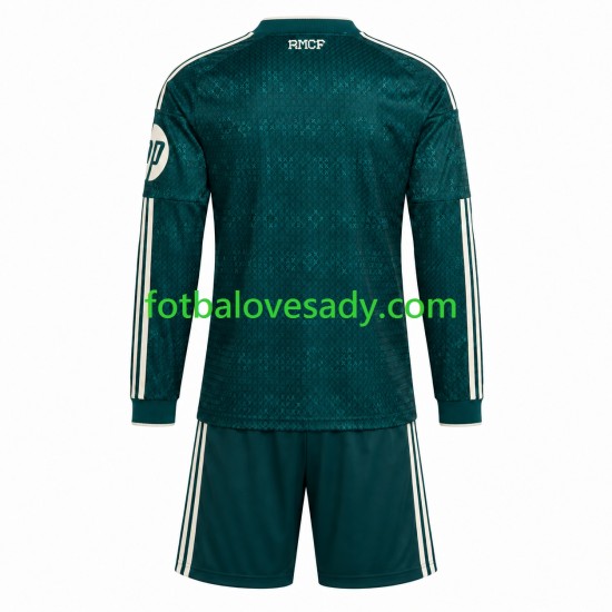 Real Madrid Děti Fotbalový dres Venkovní 2026-2027 Dlouhý rukáv
