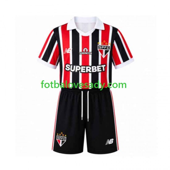 Sao Paulo Děti Fotbalový dres Venkovní 2026-2027 Krátký rukáv