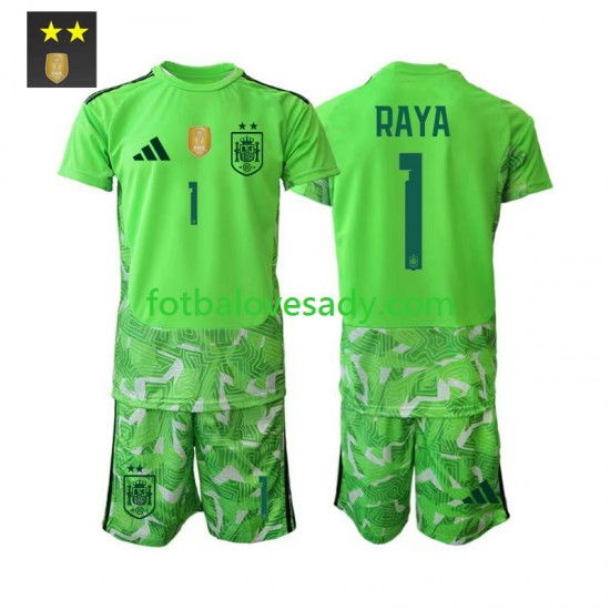 Španělsko Brankář David Raya 1 Děti Fotbalový dres Třetí 2026-2027 Krátký rukáv