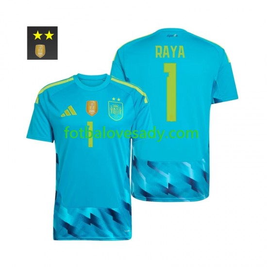 Španělsko Brankář David Raya 1 Muži Fotbalový dres Domácí 2026-2027 Krátký rukáv