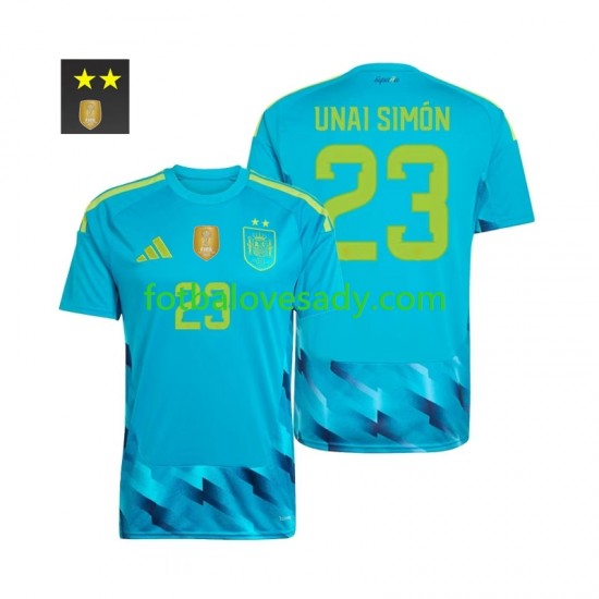 Španělsko Brankář Unai Simon 23 Muži Fotbalový dres Domácí 2026-2027 Krátký rukáv