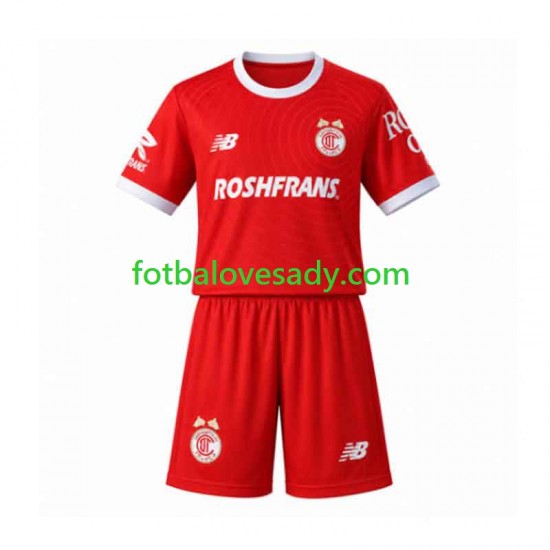 Toluca Děti Fotbalový dres Domácí 2026-2027 Krátký rukáv