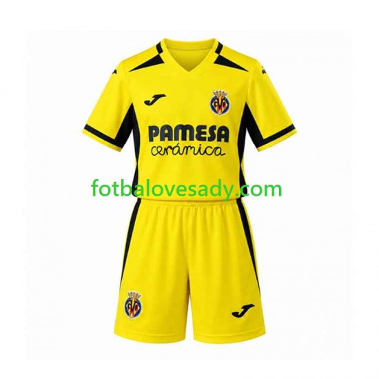 Villarreal CF Děti Fotbalový dres Domácí 2026-2027 Krátký rukáv