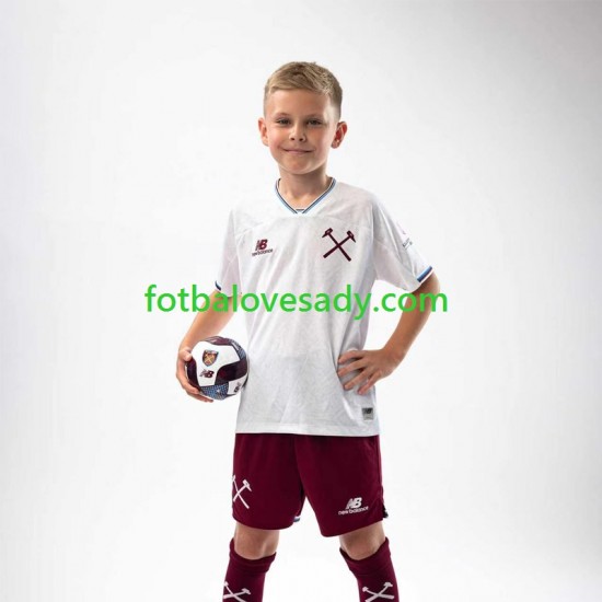 West Ham United Děti Fotbalový dres Venkovní 2026-2027 Krátký rukáv
