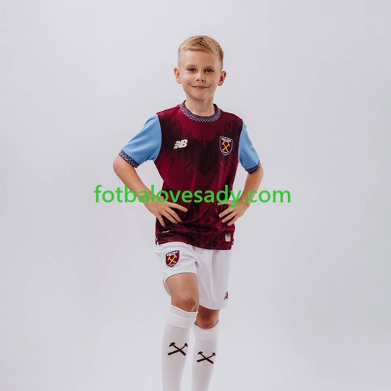 West Ham United Děti Fotbalový dres Domácí 2026-2027 Krátký rukáv