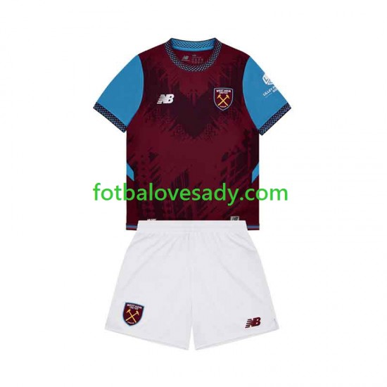 West Ham United Děti Fotbalový dres Domácí 2026-2027 Krátký rukáv